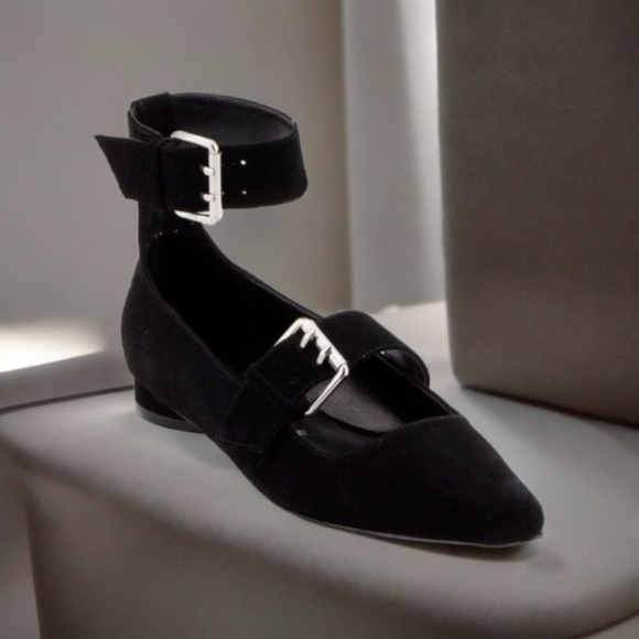 Opening Ceremony Buckle suede flats Size Eur 36/ 6 USA - Picture 15 of 16